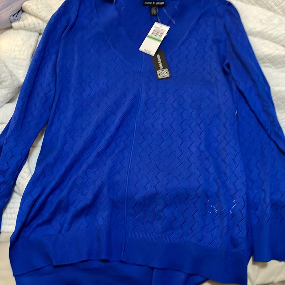 NWT cobalt blue sweater